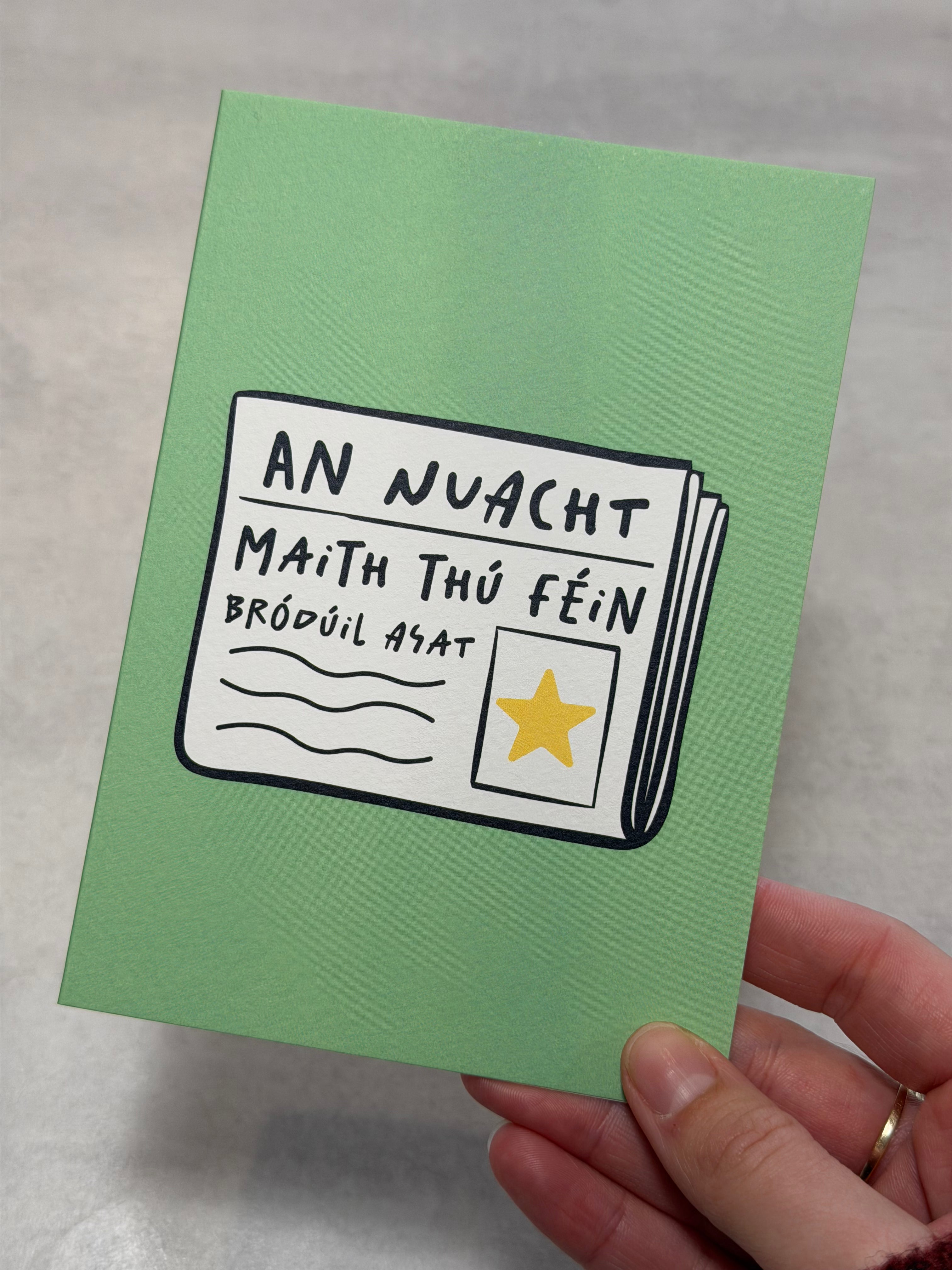 Maith Thú Féin | Congratulations | Irish Greeting Card