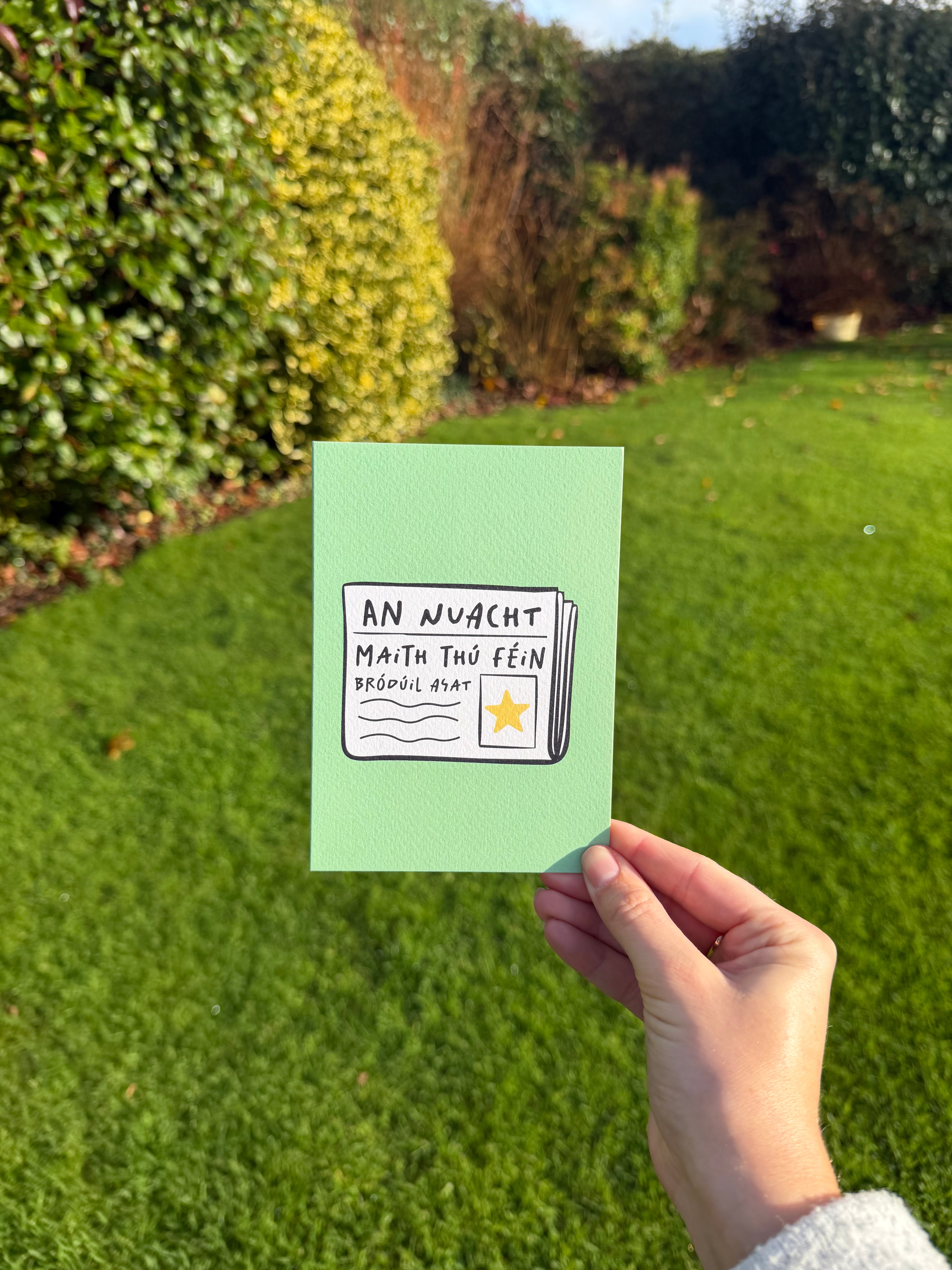 Maith Thú Féin | Congratulations | Irish Greeting Card