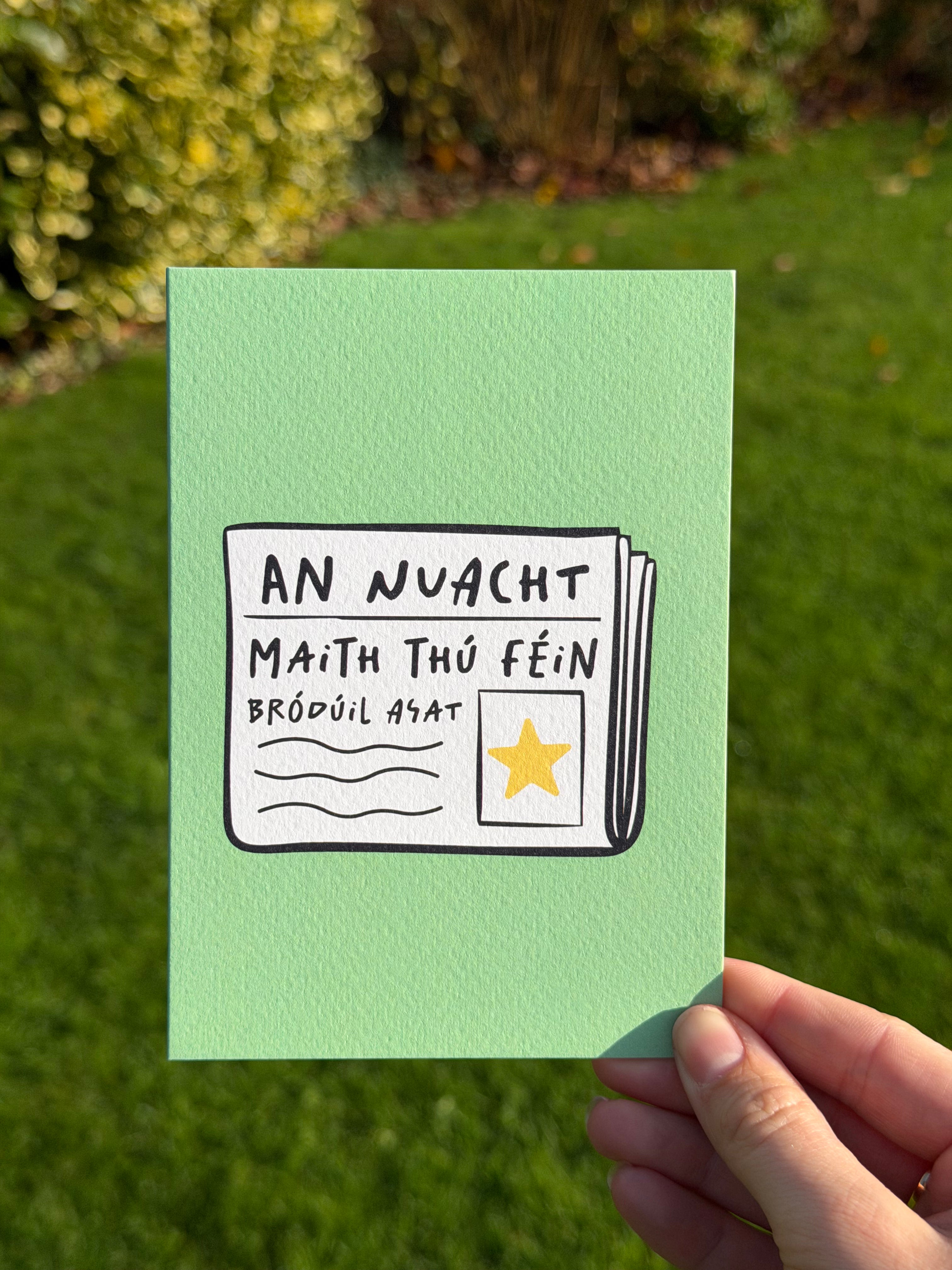 Maith Thú Féin | Congratulations | Irish Greeting Card
