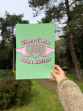 Giorraíonn Beirt Bóthar | Irish Seanfhocail Print | Gaeilge Gift