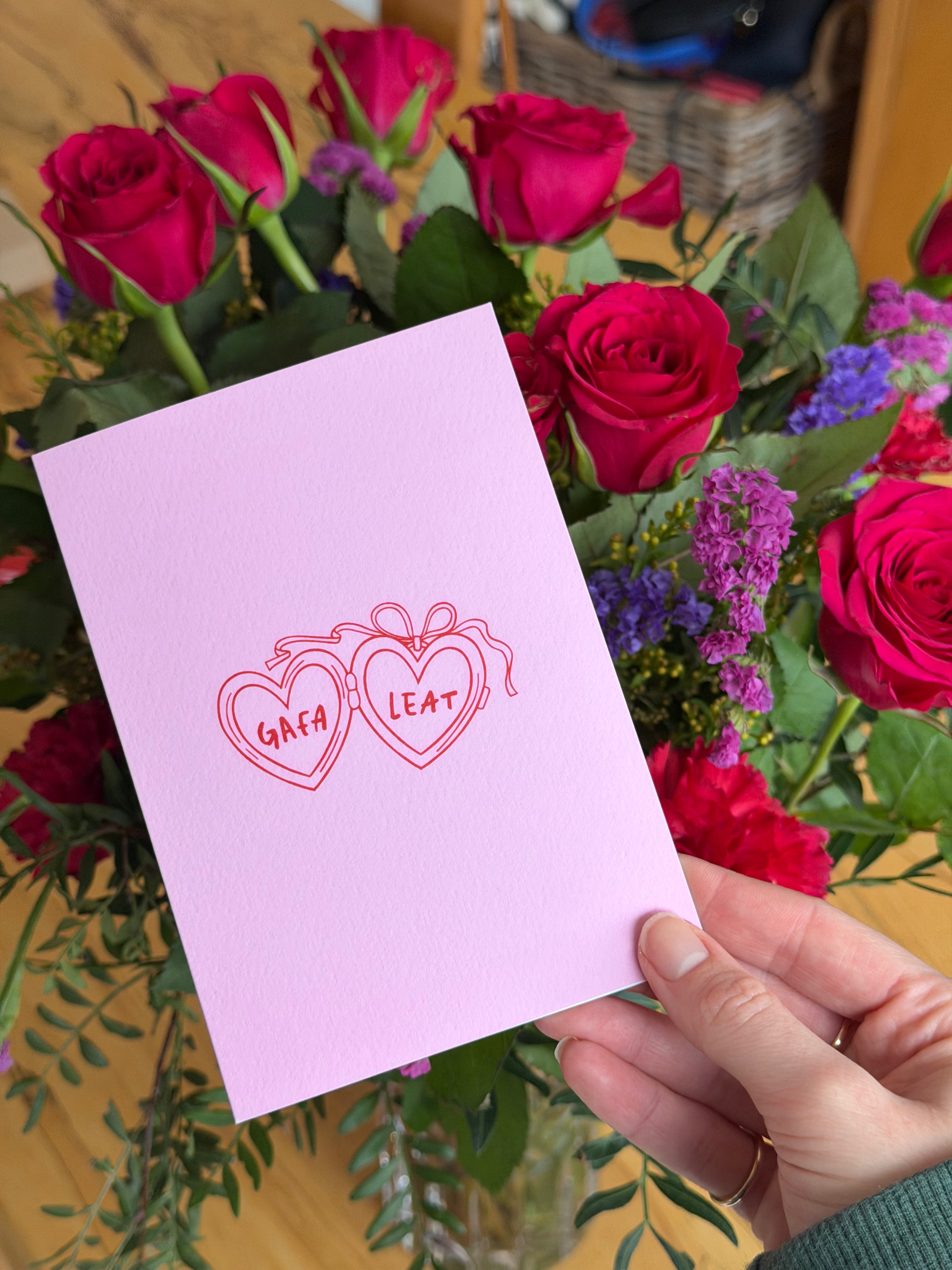 Gafa Leat | Obsessed With You | Irish Valentine's Card