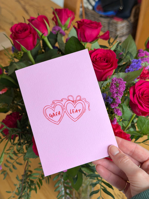 Gafa Leat | Obsessed With You | Irish Valentine's Card