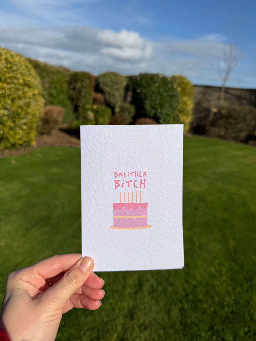 Happy Birthday | Breithlá Bitch | Irish Greeting Card