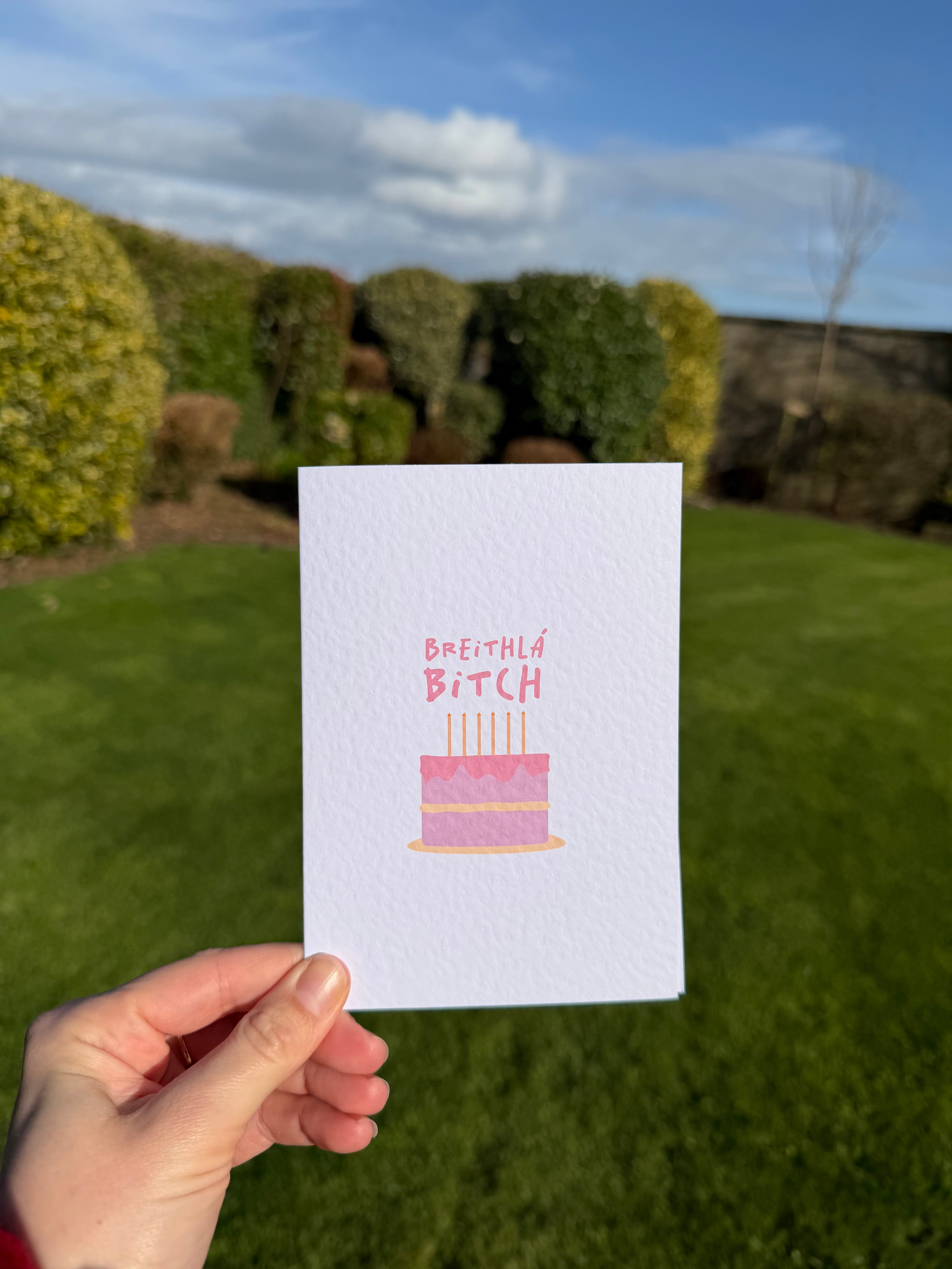 Happy Birthday | Breithlá Bitch | Irish Greeting Card