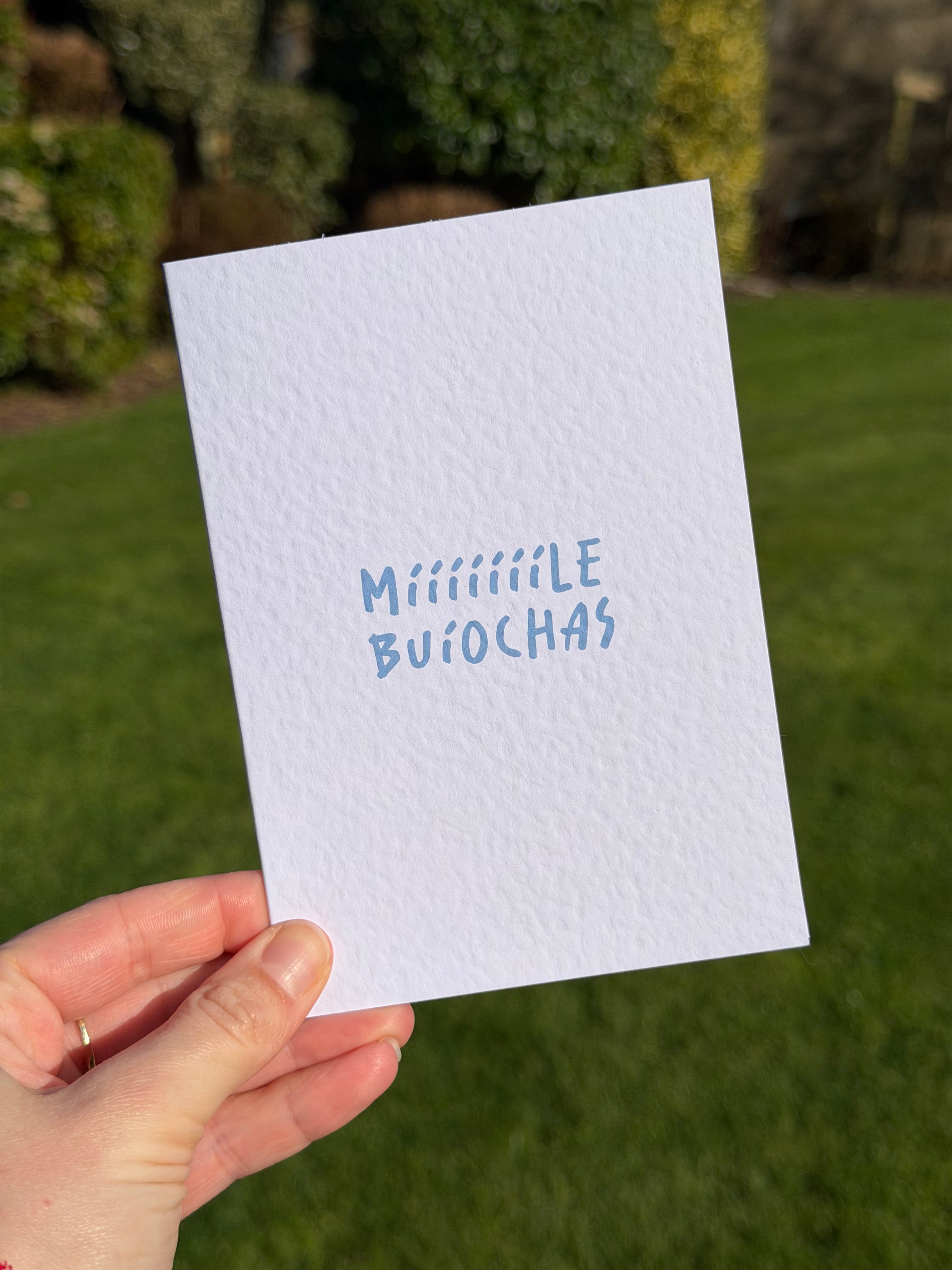 Míle Buíochas| Thanks A Million | Irish Greeting Card