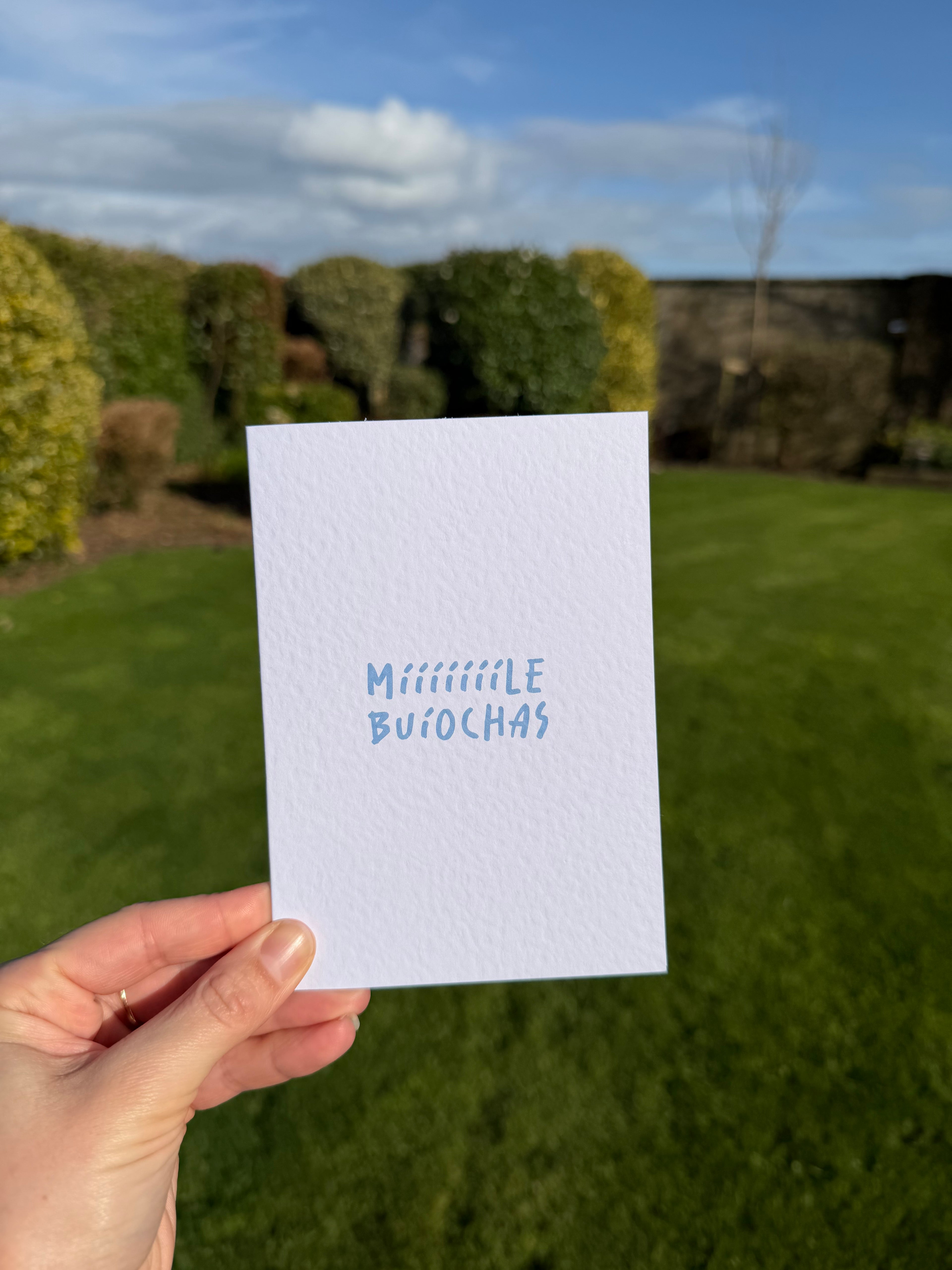 Míle Buíochas| Thanks A Million | Irish Greeting Card