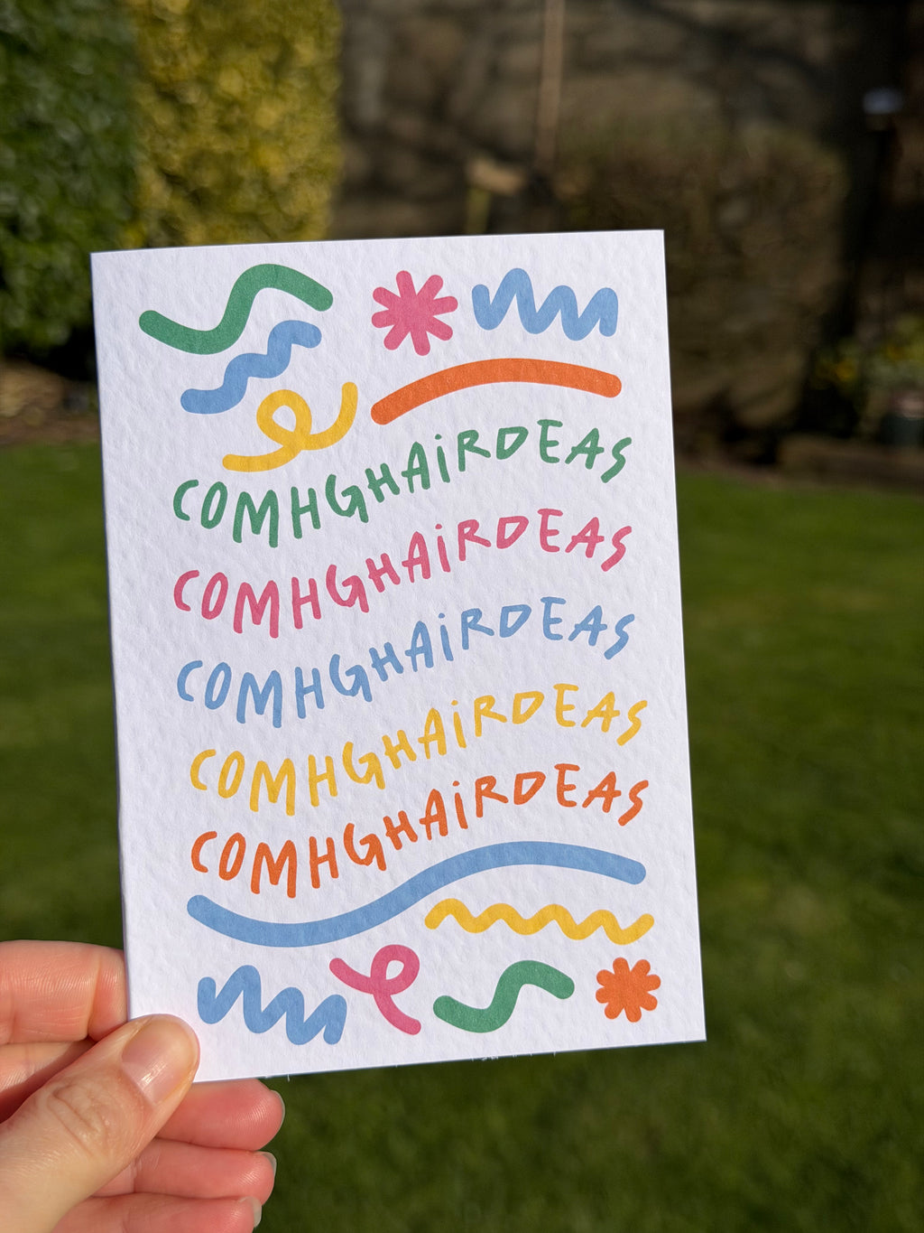 Comhghairdeas | Congratulations | Irish Greeting Card