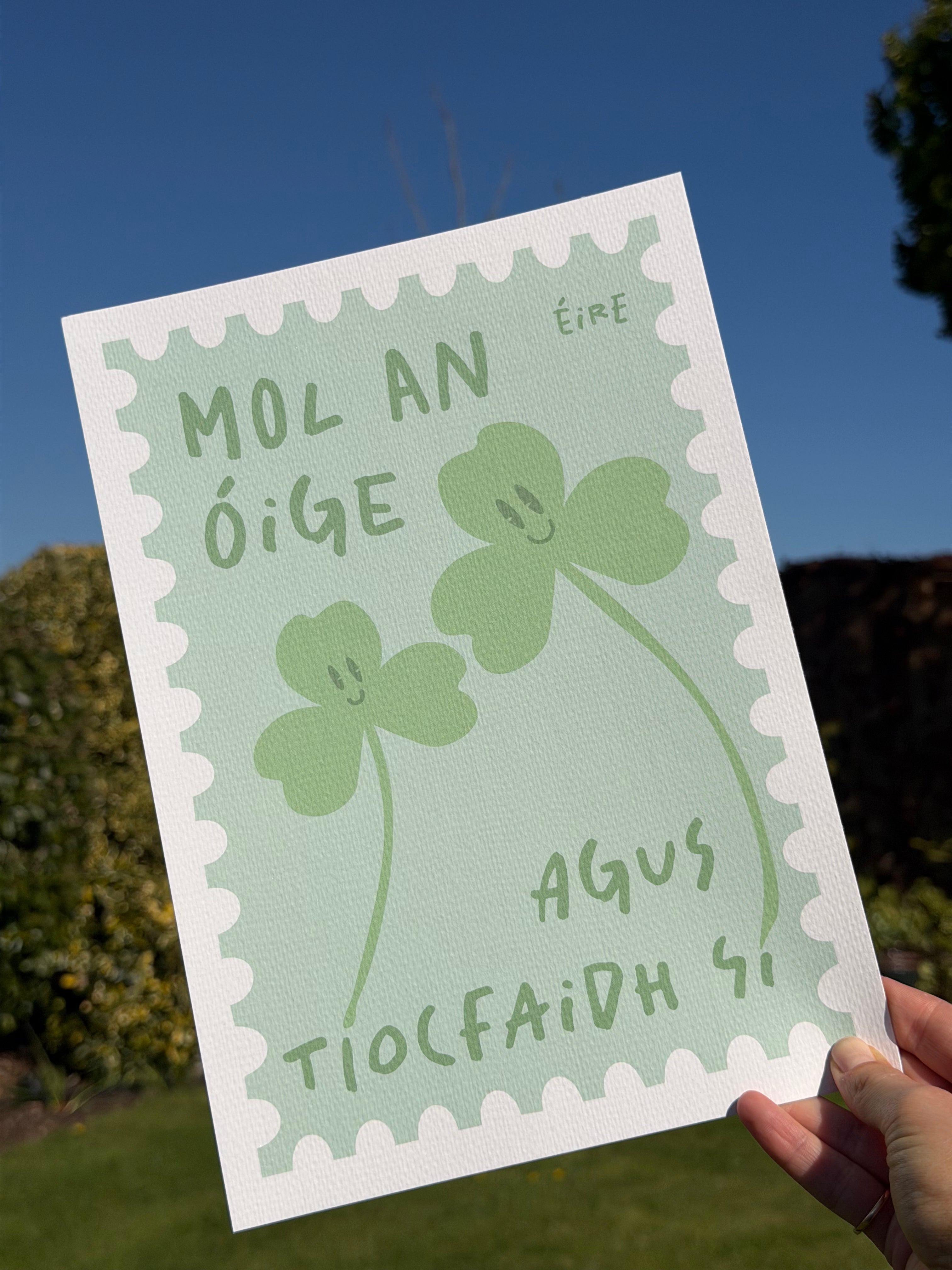 Mol an óige agus tiocfaidh sí | Irish Seanfhocail Print | Gaeilge Print