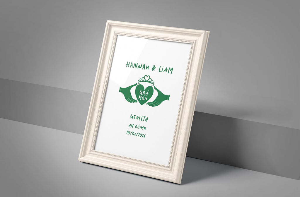 Irish Claddagh Personalised Engagement Gift